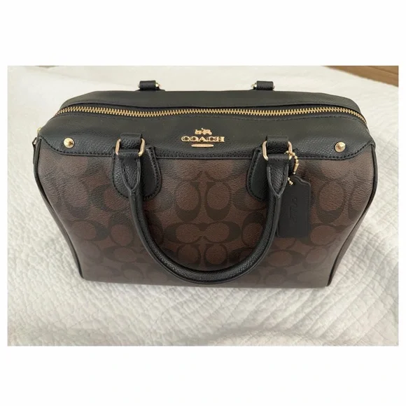 Coach Bennett Satchel Bag in Signature - Picture 2 of 16